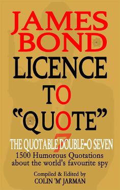 james bond licence to quote book blue eyed books 007 quotations
